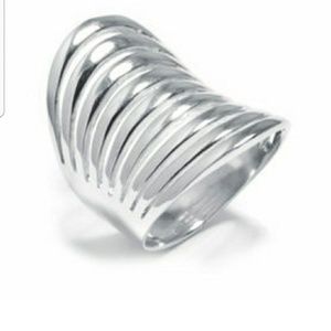 Multi-row Sterling Silver Ring